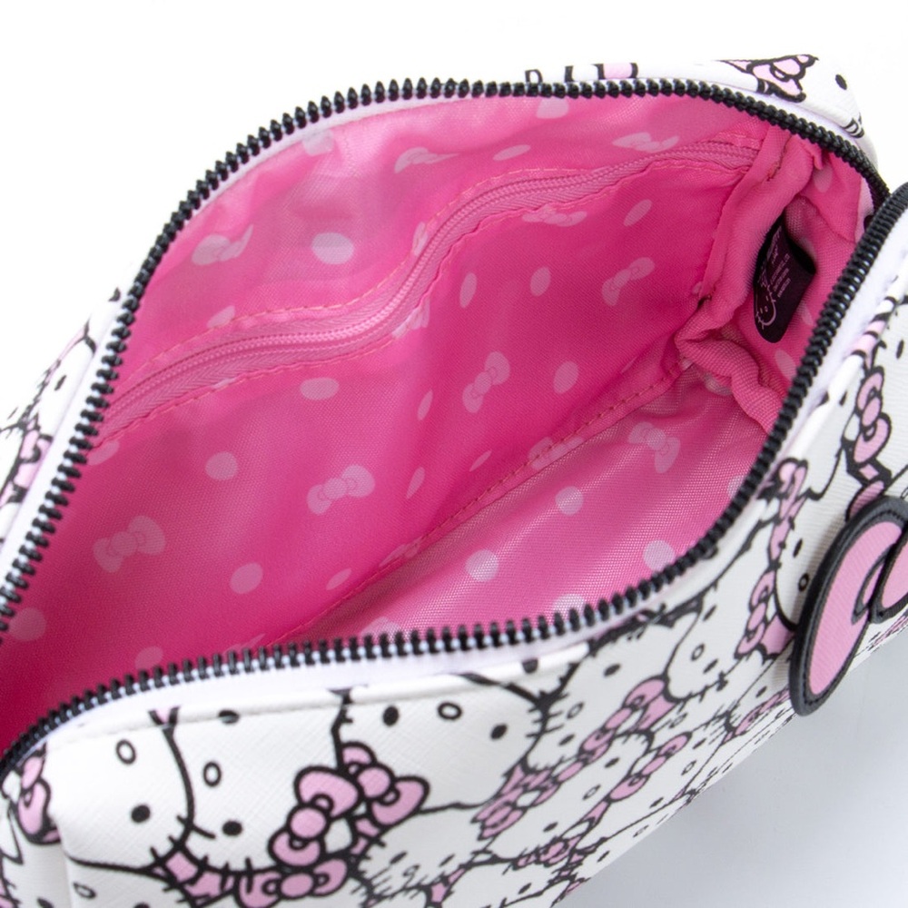 Sanrio Hello Kitty x Impressions Vanity Cosmetic Pouch (White/Pink) - Picture 8 of 9
